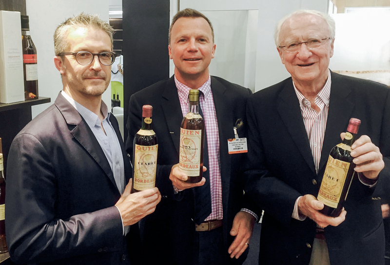 Fra venstre: Francois Gilet-Quien, Nicolas og Philippe Quien.